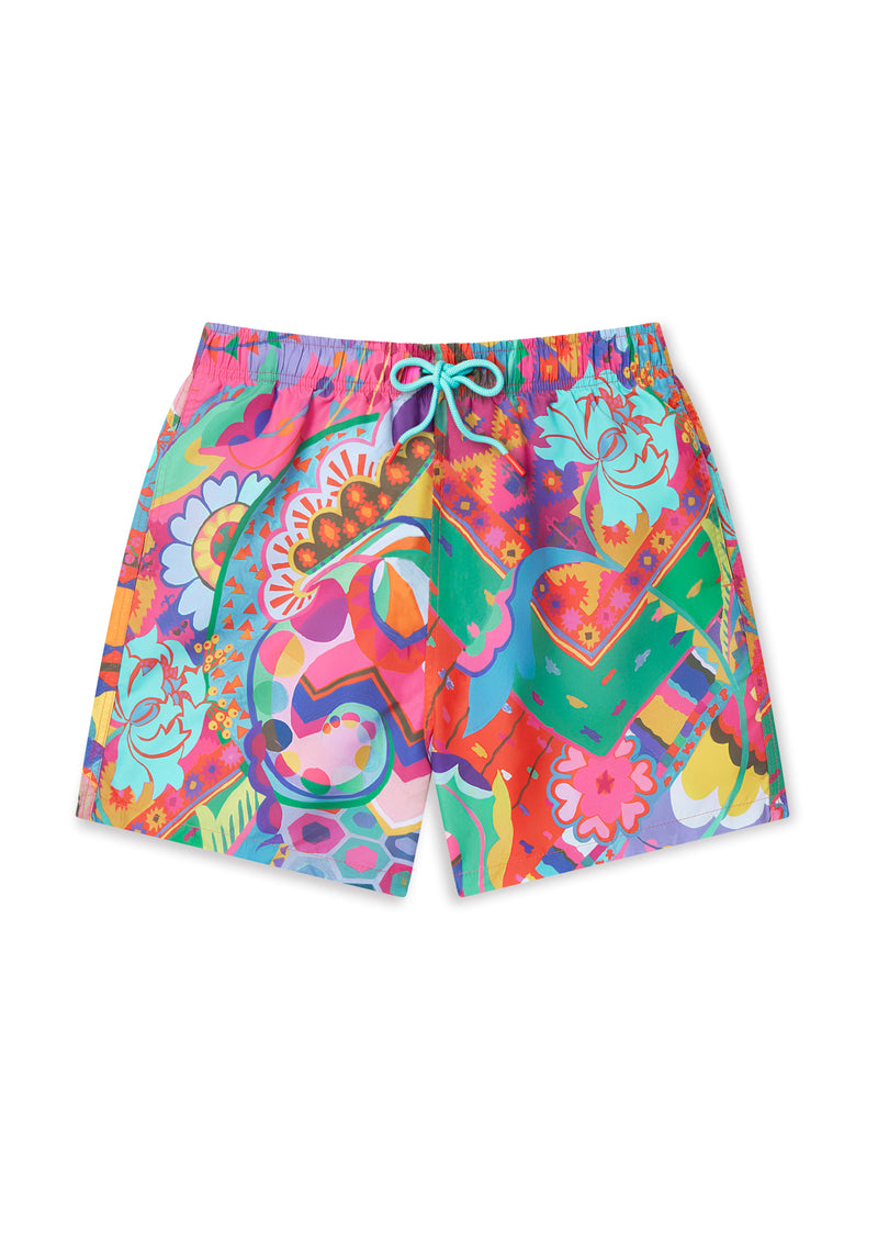 Boardies® X Liberty Studio Bohemia Mid Length Swim Shorts