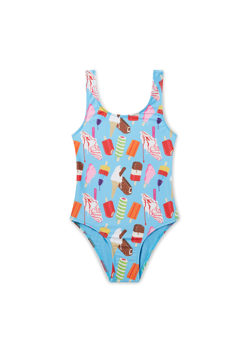 Boardies® Kids Little Girls Ice Creams Classic Swimsuit