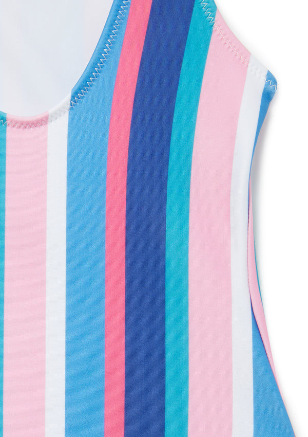 Boardies® Kids Little Girls Sundown Stripe Classic Swimsuit