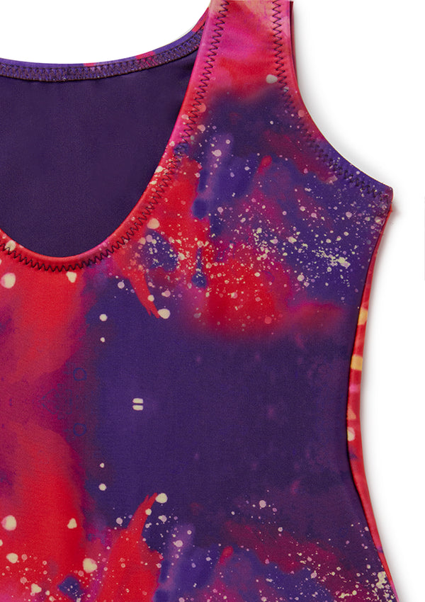 Boardies® Girls Bright Tie Dye Classic Swimsuit