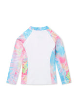 Boardies® Kids SS22 Spiral Tie Dye Rash Guard